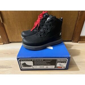 Korkers Stealth Sneaker Size 8 Wading Boot Mens Black With 2 Sets Of Laces